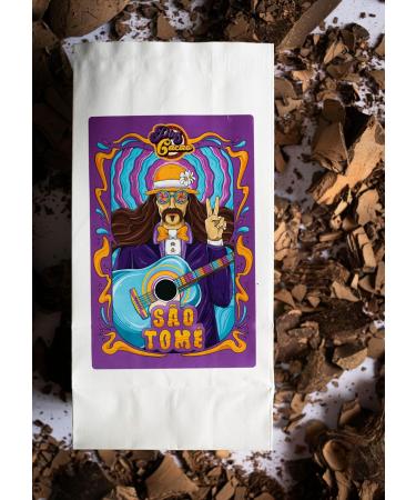 Ceremonial cacao from S o Tom and Pr ncipe organic gluten free vegan & keto hot chocolate from Africa black cocoa sugar free aphrodisiac chocolate (1000g) - Buy Online on GoSupps.com