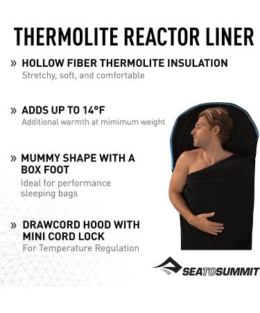 Sea to Summit Reactor Insulated Sleeping Bag Liner Regular - 83 X 35 - Buy Online on GoSupps.com