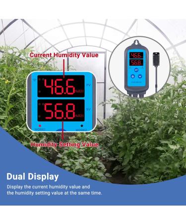 Inkbird IHC-200 WiFi Humidity Controller Hygrostats Humidistat Humidifier Dehumidifier with Wireless Alarm for Greenhouse Garden Grow Tent Plant Growing Seeding Reptile Incubation - Buy Online on GoSupps.com