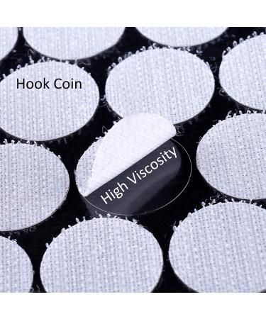 JANYUN Self Adhesive Dots 3/4 (20mm) 0.79inch Diameter White Sticky Back Coins Hook and Loop Dots Circle Dots Stickers Tapes Tapes for Classroom Home Office(300) - Buy Online on GoSupps.com