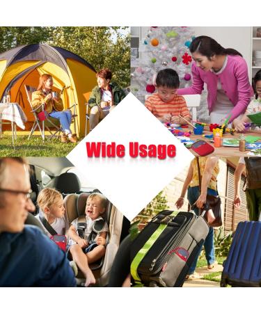 Tikplus Travel Pharmacy Bag - Portable Waterproof Mini First Aid Bag for Home & Camping - Emergency Medication Pocket (Red) - Buy Online on GoSupps.com