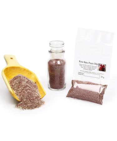 Feine W rze Bete Pesto Dip Red Spice Blend - No Additives - Premium Natural - Gluten Free & Lactose Free - 25g