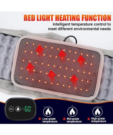 Lower Lumbar Support Back Brace | Decompression Belt with Vibration Massage & Heating | Relief for Sciatica Herniated Disc & Scoliosis - Buy Online on GoSupps.com