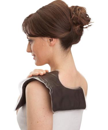 Moor Neck Warming Cushion | Natural Moss Filling | 8H Rheumatism Therapy | Comfy Neck Pillow | Fango Compress - 39x37x3 cm Black - Buy Online on GoSupps.com