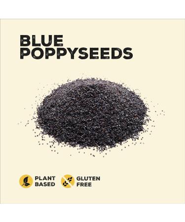 Nature Kitchen Poppy Seeds Blue 500g - Gluten-Free & Vegan Seasoning Blend for Everyday Cooking - Ideal for Marinades, Sauces, Frying, Baking & Grilling - Buy Online on GoSupps.com