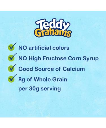 Teddy Grahams Chocolatey Chip Graham Snacks - 10 oz | Delicious and Crunchy Treat - Buy Online on GoSupps.com