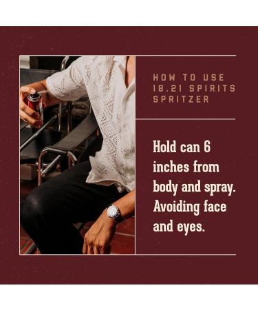 18.21 Man Made Men s Spirits Spritzer 3.4 oz. - Long-Lasting All Over Body Spray with Masculine Aromatics - Gifts for Him Sweet Tobacco - Buy Online on GoSupps.com