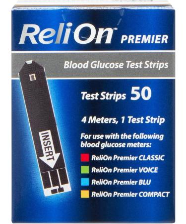 Relion Premier Test Strips 50 ct - Fusion Shop Store (1 Box) - Buy Online on GoSupps.com
