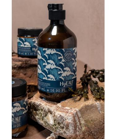 H2Eau Body Wash - Sea Kelp Red Sea Algae & Ocean Fresh Scent | Natural Sea Extracts | 500ml - Shop Internationally - Buy Online on GoSupps.com