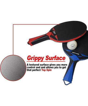 Kettler HALO X Table Tennis Bundle - 2 Player Set with Rackets and Balls - Buy Online on GoSupps.com