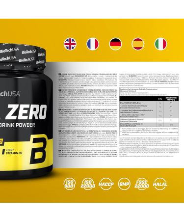 Buy BioTechUSA BCAA Zero Sugar-Free Amino Acid Powder (2:1:1) - Pineapple-Mango Flavor 360g | International Shipping Available - Buy Online on GoSupps.com