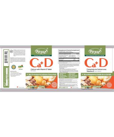 VORST Calcium Carbonate 150 Tablets and Zinc + Copper 120 Vegan Capsules (Combo Bundle 2 Bottles) - Buy Online on GoSupps.com