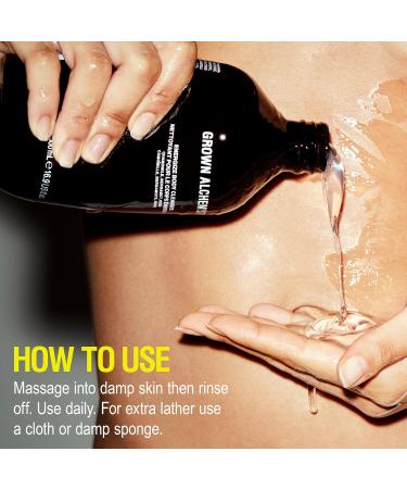Grown Alchemist Energize Body Cleanser Chamomile Bergamot Rose - Organic Body Wash Sensitive Exfoliating Moisturising - Natural Bathing Cleansers Luxury Antioxidant Shower Gels - 300 ml - Buy Online on GoSupps.com