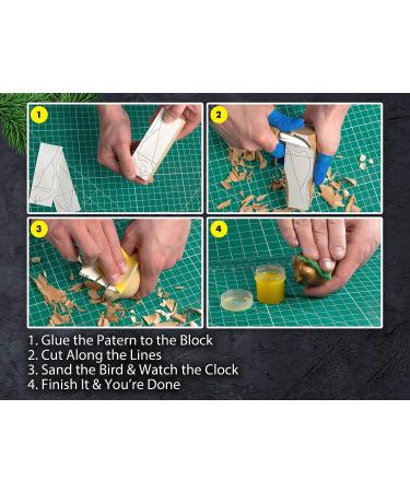 BeaverCraft  Wood Carving Kit Comfort Bird DIY - Complete Starter Whittling Knife Kit for Beginners Adults and Teens - Book Fun Project Carve Bird Hobby Whittling Knife - Learning Woodworking Hobby Starter Kit Comfort Bi... - Buy Online on GoSupps.com