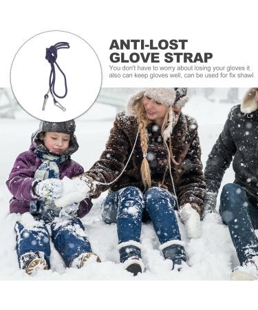 Buy Lurrose 2-Piece Elastic Mock Clip Glove Holder - Anti-Losing Children's Winter Gloves Necklace Rope Clamp - Buy Online on GoSupps.com