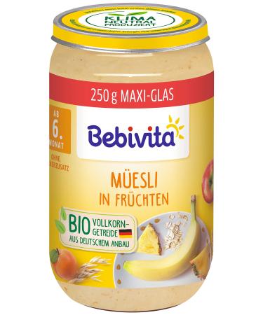 Bebivita Fruit & Grain Muesli in Fruits Pack of 6 (6 x 250 g) DA14007 Muesli/Fruits 250g 250 g (Pack of 6) Muesli/Fruits - Buy Online on GoSupps.com