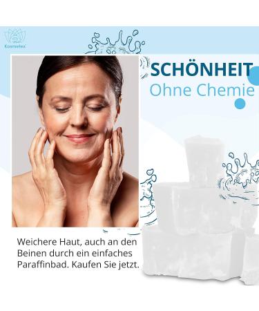 Kosmetex Paraffin Bath for Hands & Feet | Neutral-Heating Therapeutic Wax for Joints | Occupational & Physiotherapy Use | Perfume-Free (6x 500ml) - Buy Online on GoSupps.com