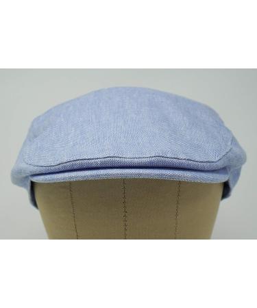 Borges & Scott Irish Linen Flat Cap Large - Summer Blues - Buy Online on GoSupps.com