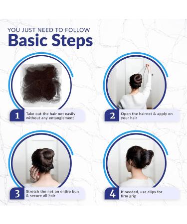 YTUGCG 35Pcs Invisible Hair Net for Woman Brown Bun Nets Reused Elastic Edge Mesh for Women Bun Hair Bun Nets for Women Girls Ballet Dancer Catering - Buy Online on GoSupps.com