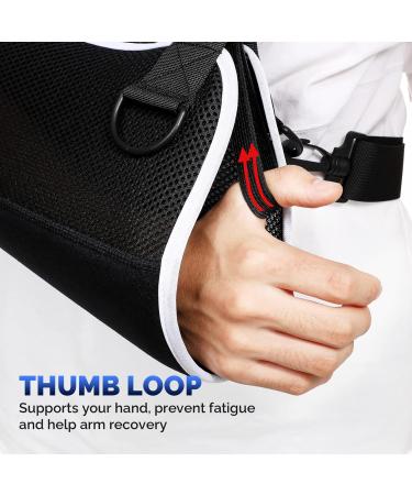 Buy Healifty Arm Loops Shoulder Immobilizer - Ergonomic Support for Rotator Cuff Injuries & Arm Breaks - Buy Online on GoSupps.com