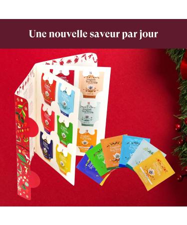 English Tea Shop - Organic tea and infusion advent calendar 2024 - Advent book - 24 tea bags and infusions to discover before - Buy Online on GoSupps.com