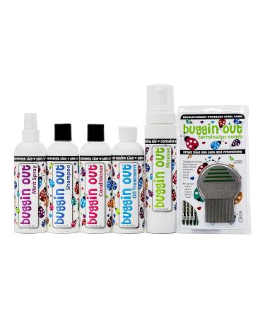 Buggin Out Nit Combing Mousse | No More Lice Solution for Kids & Adults | Slippery Nits | Daily Use | 8oz - Buy Online on GoSupps.com