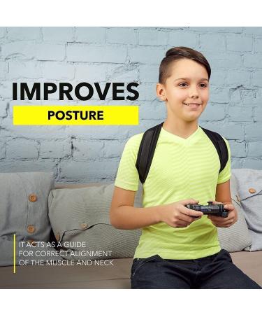 Leramed 2023 Posture Corrector for Men and Women - Adjustable Upper Back Brace for Clavicle Support - Pain Relief for Neck, Back, Shoulder - Chest Size 25-50 - Buy Online on GoSupps.com