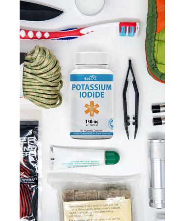 2 Pack Nutri Potassium Iodide Tablets 130mg - Travel Size Thyroid Protector Pills - YODO Naciente Ki Pills - 28 Count (Pack of 1) - Buy Online on GoSupps.com