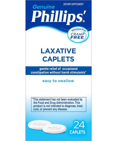 Phillips Caplets 24ct - 24 Count (Pack of 1) | Fast-Acting Relief | Digestive Health Support - Buy Online on GoSupps.com