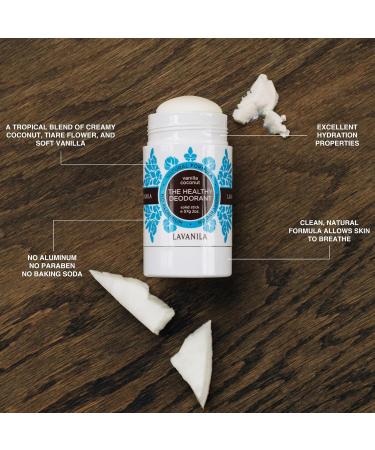 Lavanila Vanilla Coconut Aluminum-Free Mini Deodorant 2-Pack - The Healthy Deodorant for Men & Women Solid Stick (0.9 Ounce Each) Natural Vegan Vanilla Coconut 0.9 Ounce (Pack of 2) - Buy Online on GoSupps.com