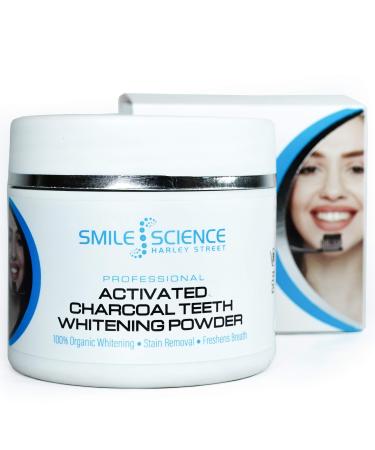 Smile Science Harley Street Professional Activated Charcoal Teeth Whitening Powder