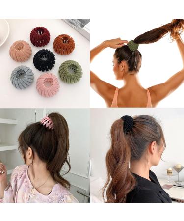 Bird Nest Hair Clip Set - 7 Vintage Expandable Ponytail Clips & Accessories for Women & Girls | Shop Now! - Buy Online on GoSupps.com