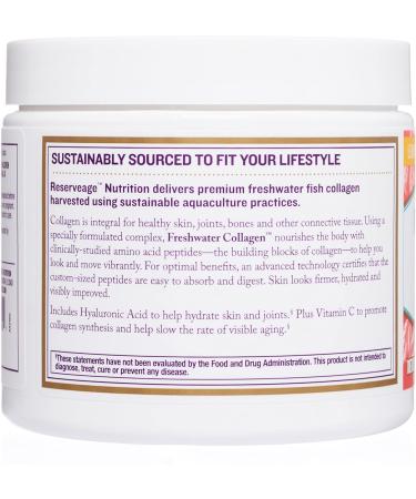 ReserveAge Freshwater Collagen Powder with Hyaluronic Acid & Vitamin C - Lemon Flavor (3.03 oz) - Buy Online on GoSupps.com
