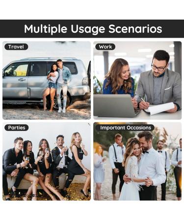 Segbeauty Portable Perfumed Cleaner Glass - Empty Travel Atomizers for Men & Women | 5 Pack Square Perfume Bottles - Buy Online on GoSupps.com