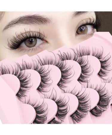 DIY Cluster Lash Natural Look Lashes Extensions Wispy D-curl False Eyelashes Short Faux Mink Lashes Fake Eyelashes Strips Natural 3D 16mm