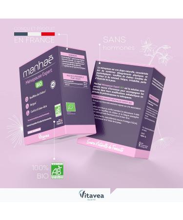 Buy MANHAE Vitavea Menopause Expert Bio - 60 Capsules | International Shipping | Hormonal Support - Buy Online on GoSupps.com