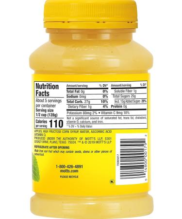 Mott's Original Applesauce 24 Oz - Delicious and Healthy Snack Option - Buy Online on GoSupps.com