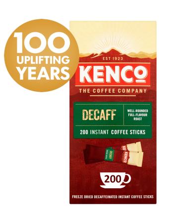 Kenco Decaf Instant Coffee Sticks - 200 x 1.5g Sachets