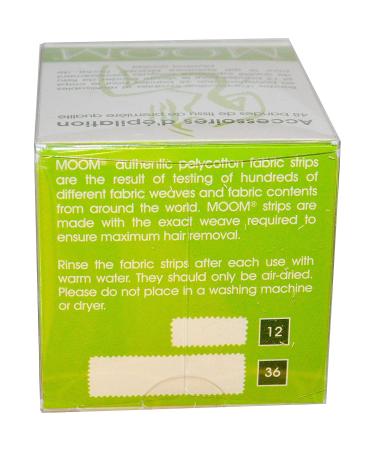 Premium Moom Hair Removal Fabric Strips - 48 Count | Effective Waxing Solution - Buy Online on GoSupps.com