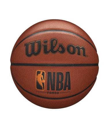 WILSON NBA Forge Series Outdoor Basketballs Forge Brown Size 7 - 29.5"