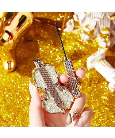 Gireatick 4D Silk Fiber Mascara in Black - Natural Thickening & Lengthening Formula | Violin Design with Diamond Detailing | Waterproof & Long Lasting | Voluminous Makeup | Perfect Festival Gift - Buy Online on GoSupps.com