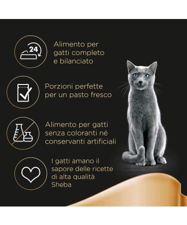SHEBA D lices Gourmands Fresh Bags - Taste of Tokyo Tuna & Salmon (MSC) - 300g (Pack of 12) - Premium Cat Food for International Shipping - Buy Online on GoSupps.com