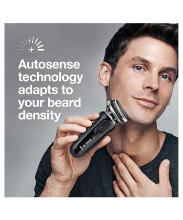 Braun Series 7 7091cc Flex Electric Razor for Men - SmartCare Beard Trimmer Body Groomer & Wet/Dry Exfoliating Brush - Rechargeable & Cordless Foil Shaver in Black - Buy Online on GoSupps.com