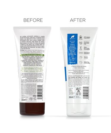 Dr. Organic Coffee Anti-Scales Conditioner 200ml | Vegan Paraben & SLS-Free | Healthy Scalp Care for Men & Women - Buy Online on GoSupps.com