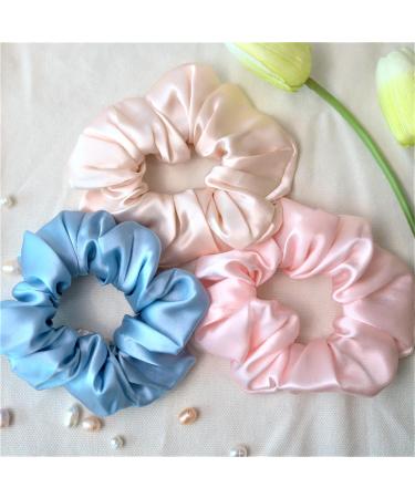 100% Silk Scrunchies for Strong Hold | Soft Elastic Hair Ties for Women & Girls | Stylish Ponytailers & Hair Jewelry - Buy Online on GoSupps.com