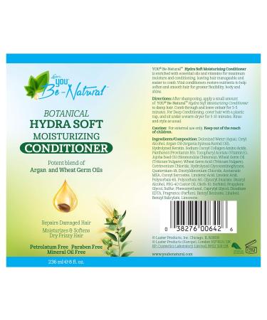 Buy Luster's You Be-Natural Botanical Hydra Soft Moisturizing Conditioner - Argan & Wheat Germ Oils | International Shipping Available - Buy Online on GoSupps.com
