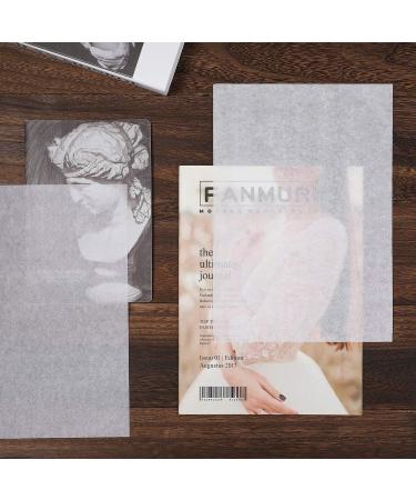 200 Sheets Tracing Paper 8.5 x 11 inches - White Translucent Clear Carbon Paper for Sketching, Printing, Drawing - Ideal for Artists and Animators - Buy Online on GoSupps.com