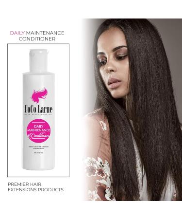 Coco La Rue Daily Maintenance Hair Conditioner - Increases Shine and Luster- Vitamins A & E and Proteins- Best For Hair Extensions- Improve Hair Appearance 8oz (1pack) Maintenance Hair Conditioner (1-Pack) - Buy Online on GoSupps.com