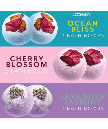 Fathers Day Gift: 10 Oversized Bath Bombs with Shea & Coco Butter, Dry Flower Petals, Multiple Fragrances - Rich Spa Bath Set in Cute Tub - Perfect Birthday Gift for Women and Men - Buy Online on GoSupps.com