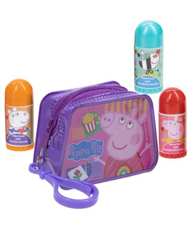Peppa Pig   Townley Girl Vegan Flavoured Swirl Lip Balm & Micro Keychain Bag Makeup Cosmetic Set for Kids and Girls  Ages 3+ Perfect for Parties  Sleepovers & Makeovers - Buy Online on GoSupps.com